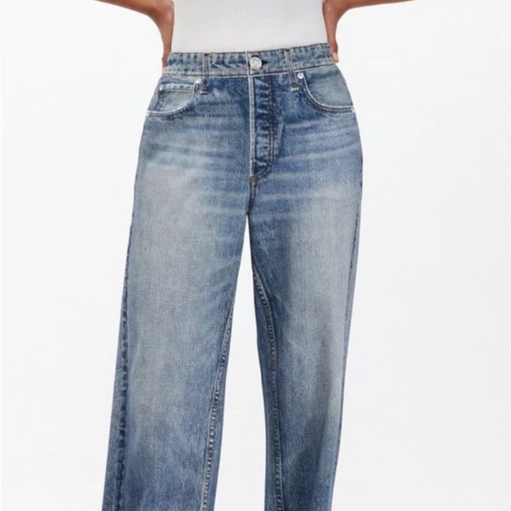 rag & bone Blue Flare & Wide Leg Jeans